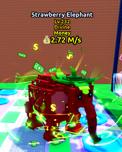 ✅Instant delivery  🐘🌹 Money Strawberry Elephant 2.72M | Escape Tsunami For Brainrots | Brainrot | MI1709