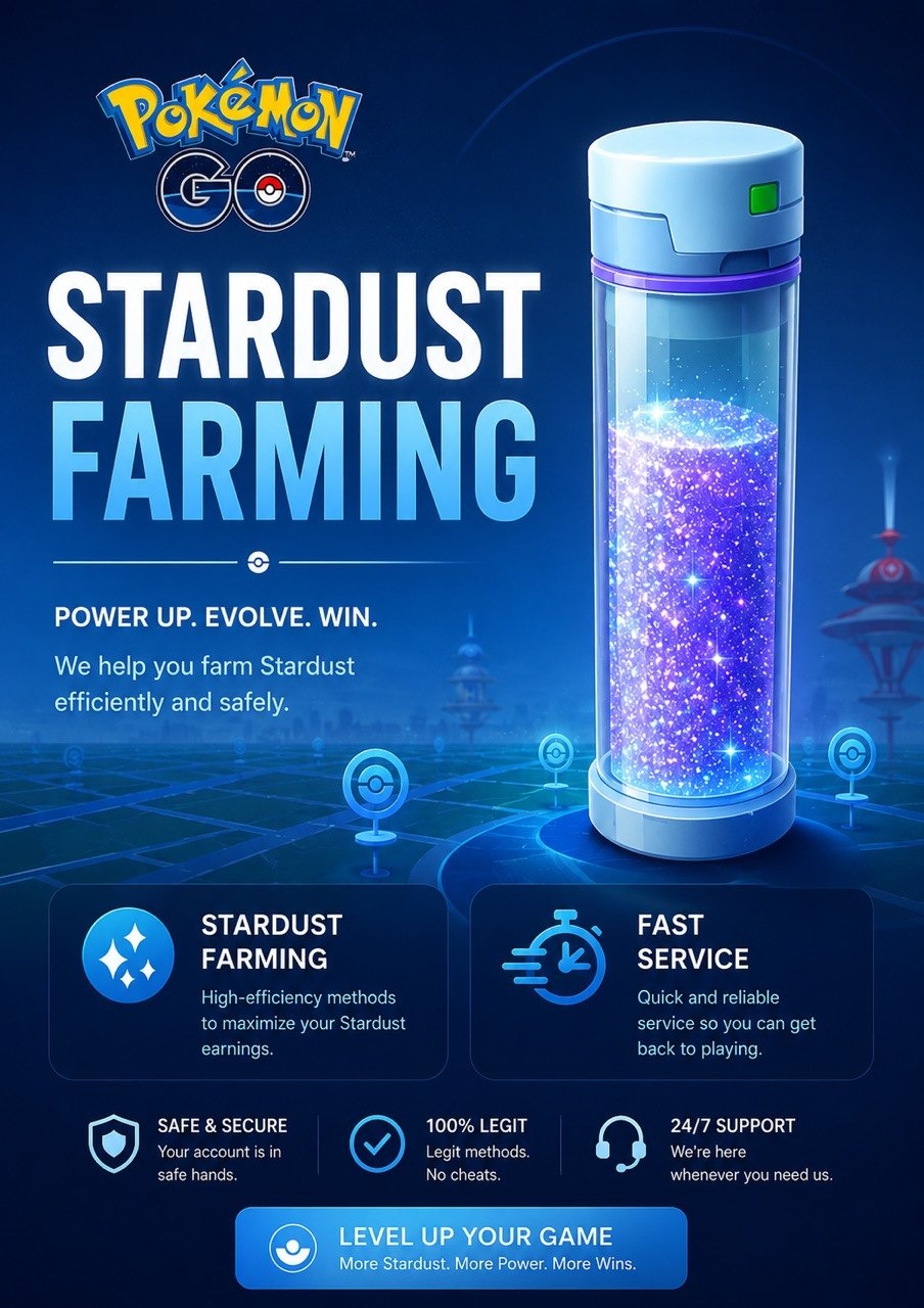 ✨ Pokémon GO Stardust Farming Service | Pokemon Go | Coins | MI3903