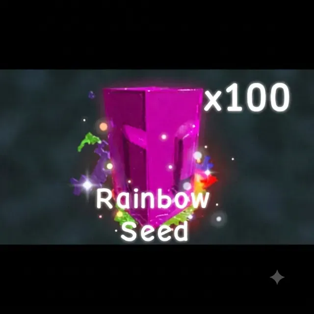 5x Rainbow Seed | Grow a Garden 2 | Seeds | MI4362