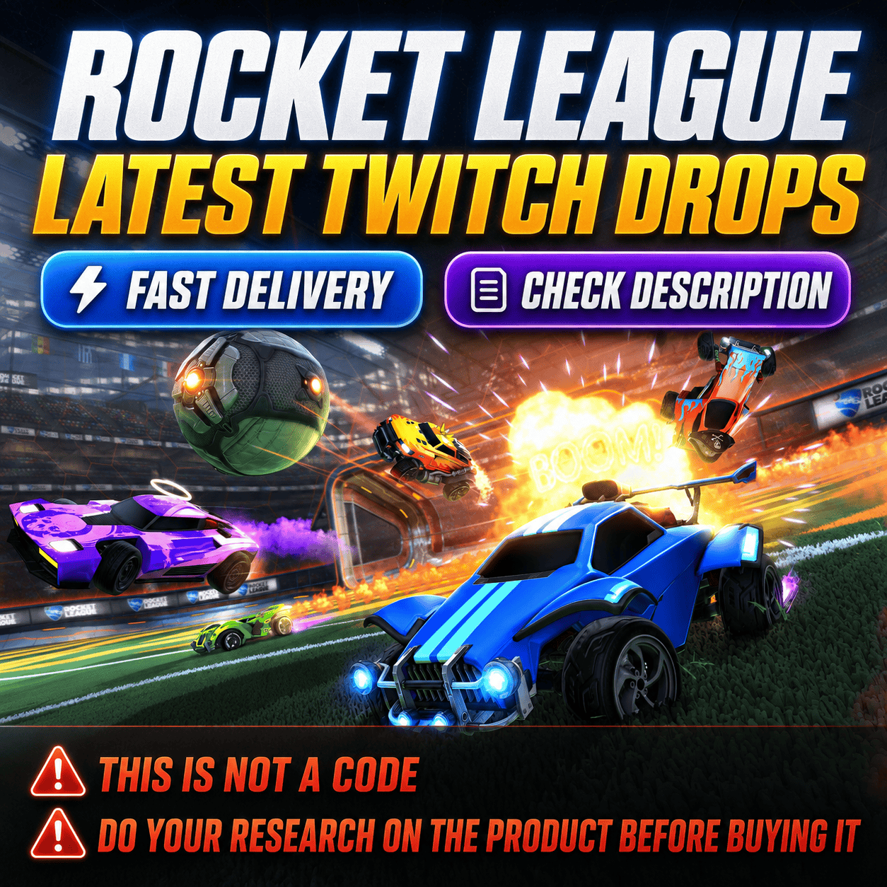 🟥 LATEST / LAST DROPS 🟥✅ 10/10 UNIQUE SKINS ✅🟪 | Twitch Drops | Rocket League | MI4528
