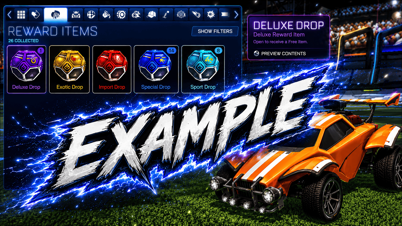 Rocket League / Rank Ready | 25+ Drop boxes