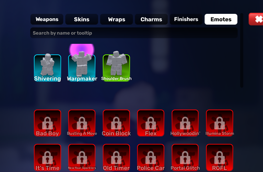 Rivals | Level 83 | 232 Wins | 60.2% | Shiny Maul