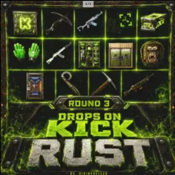 Rust Kick Off 2  ✅ 15 / 15 Beautiful skins | Twitch Drops | Rust | MI4763