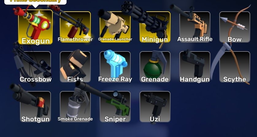 ROBLOX3833//V39 LVLFLAMETHROWER  MINIGUN GRENADE LAUNCH