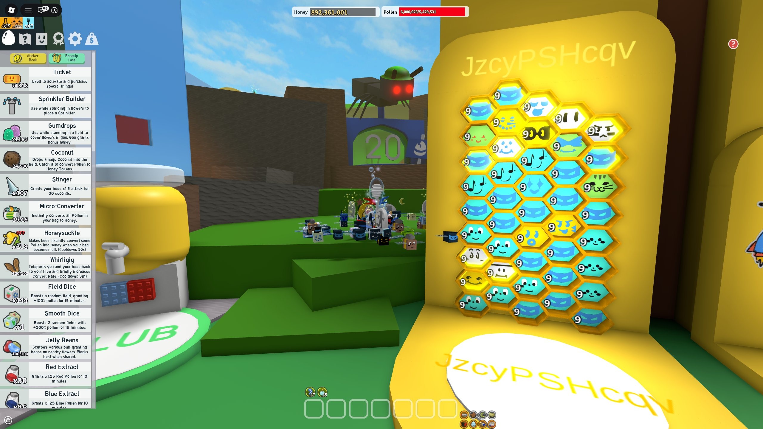 ROBLOX3907//EXCELLENT ACCOUNT] [43 BEES][LEVEL 9] [1800