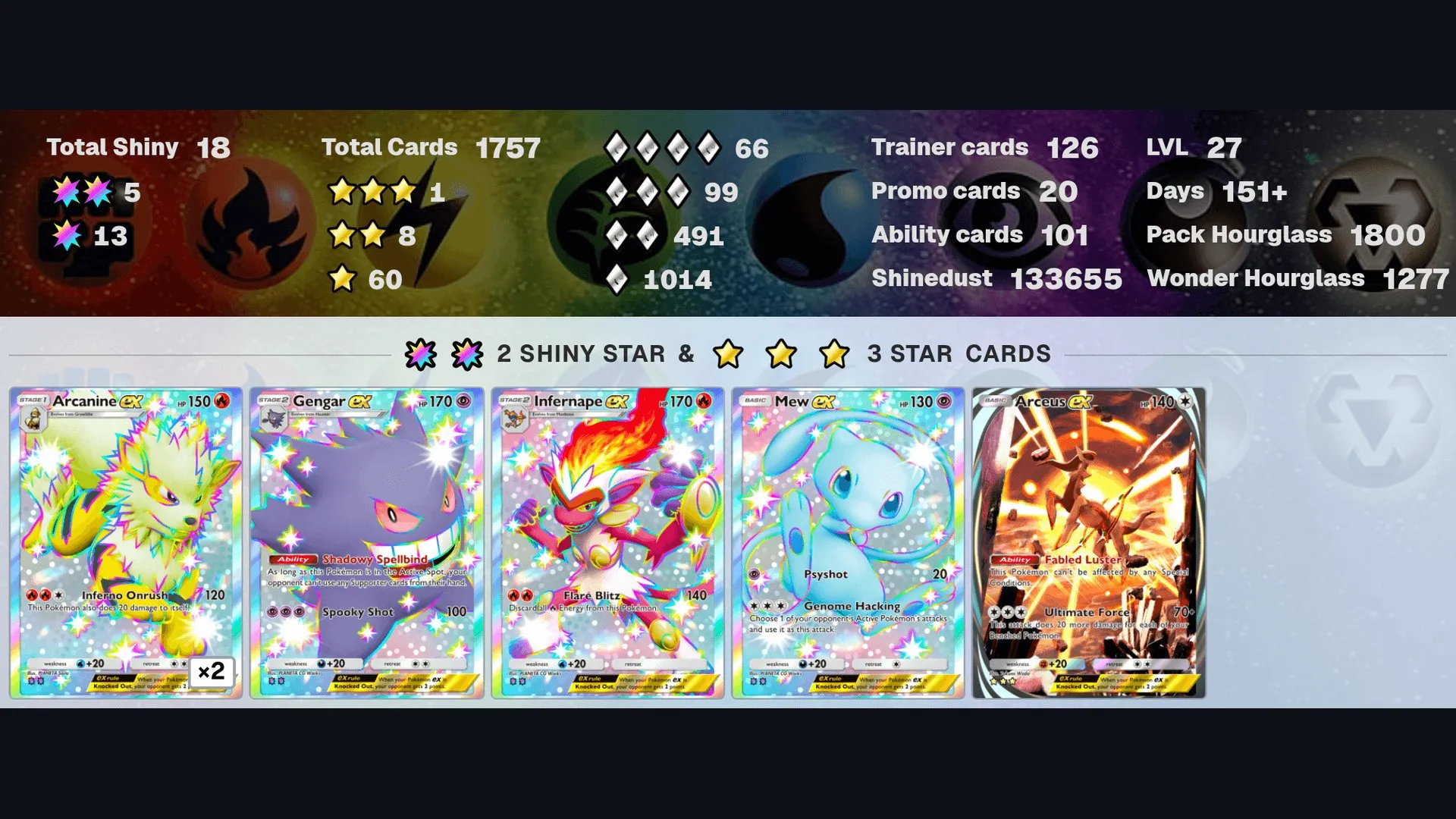 🃏 2516 ENG cards ⏳ Pack Hourglass 2458