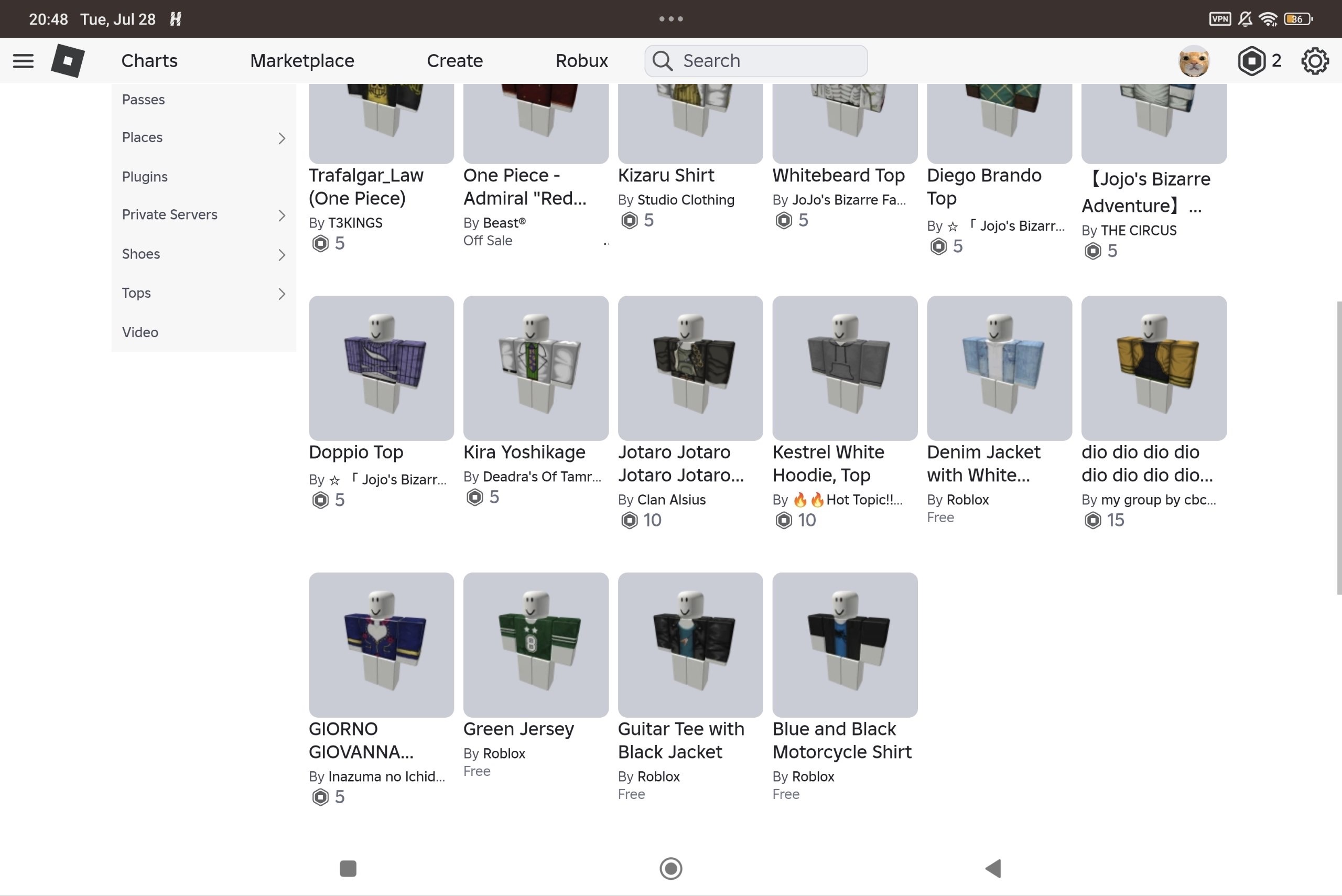 vista previa de la oferta
