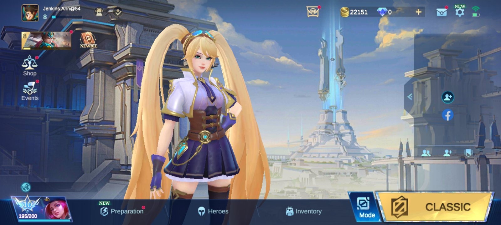 lvl 8 handmade open ranked 4 heroes 21k BP