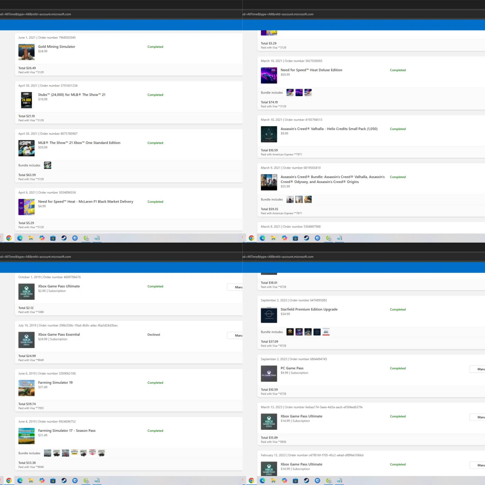 Xbox account