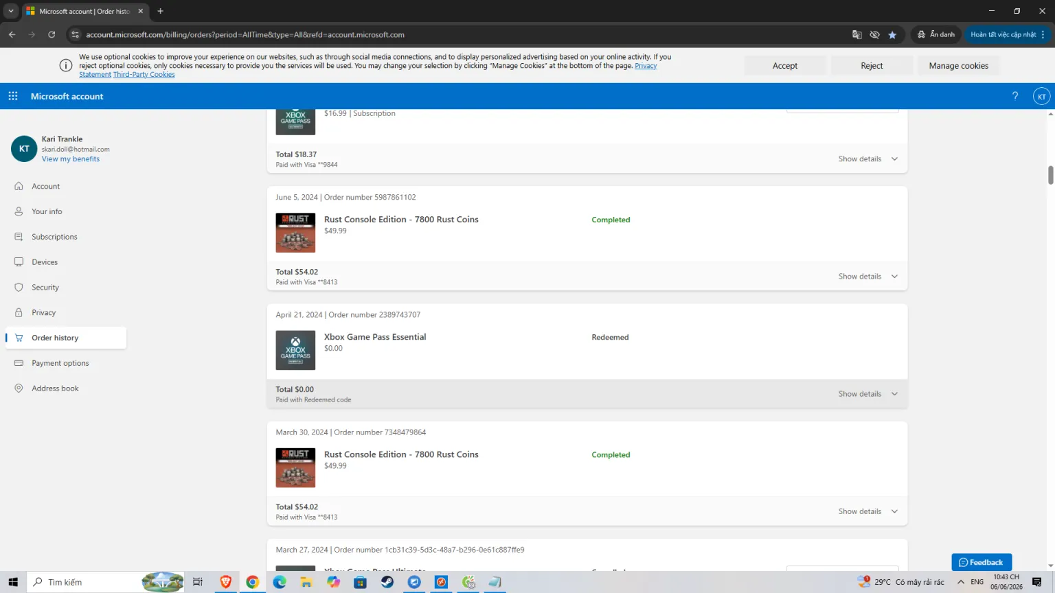 Xbox Game Account