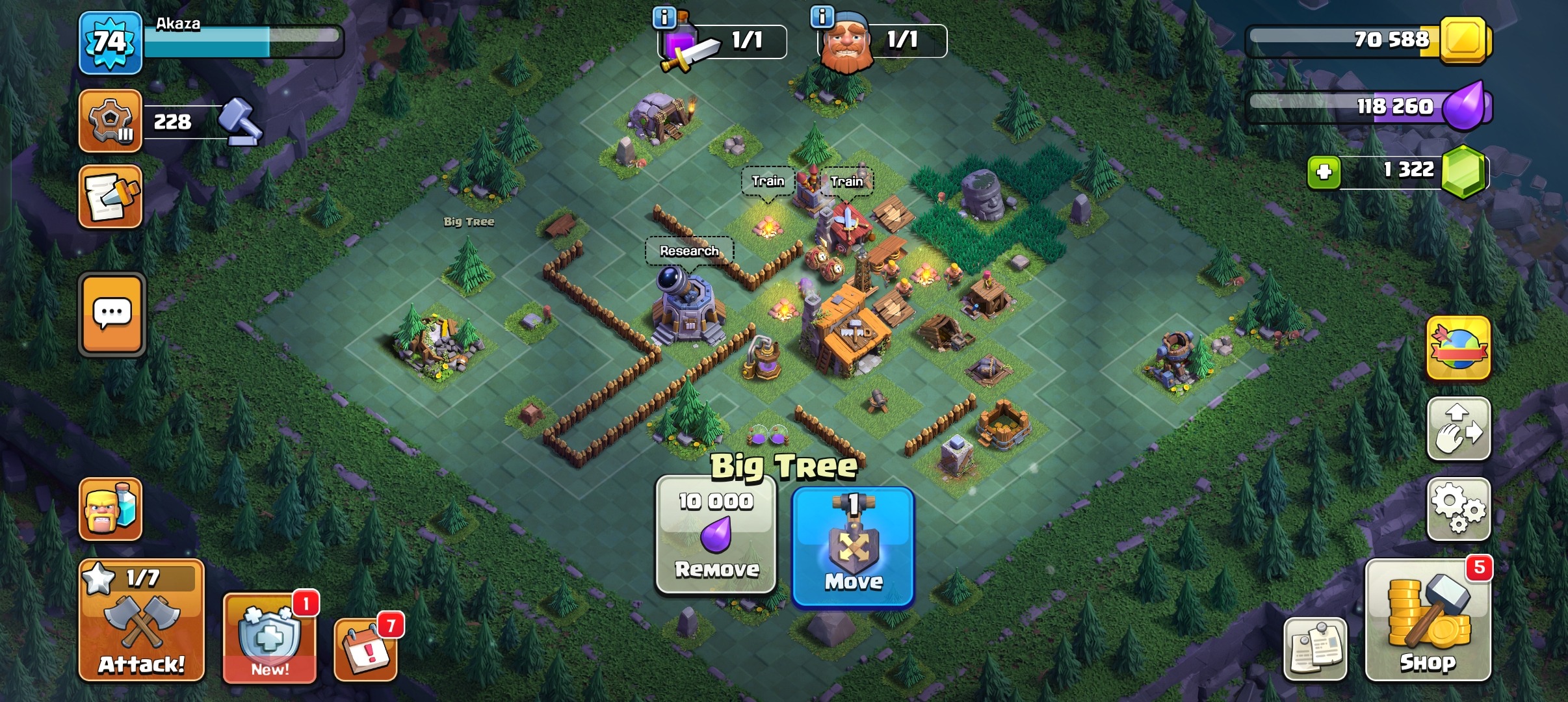 TH12 -semi Max - Heroes Nice - Good Walls - 1322gems