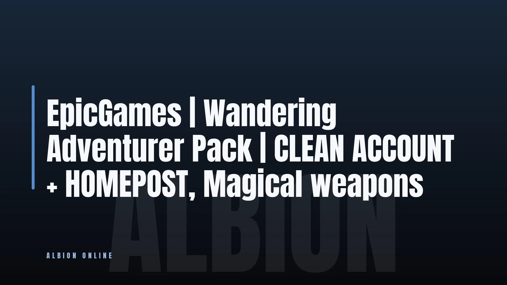 EpicGames 👑 Wandering Adventurer Pack
