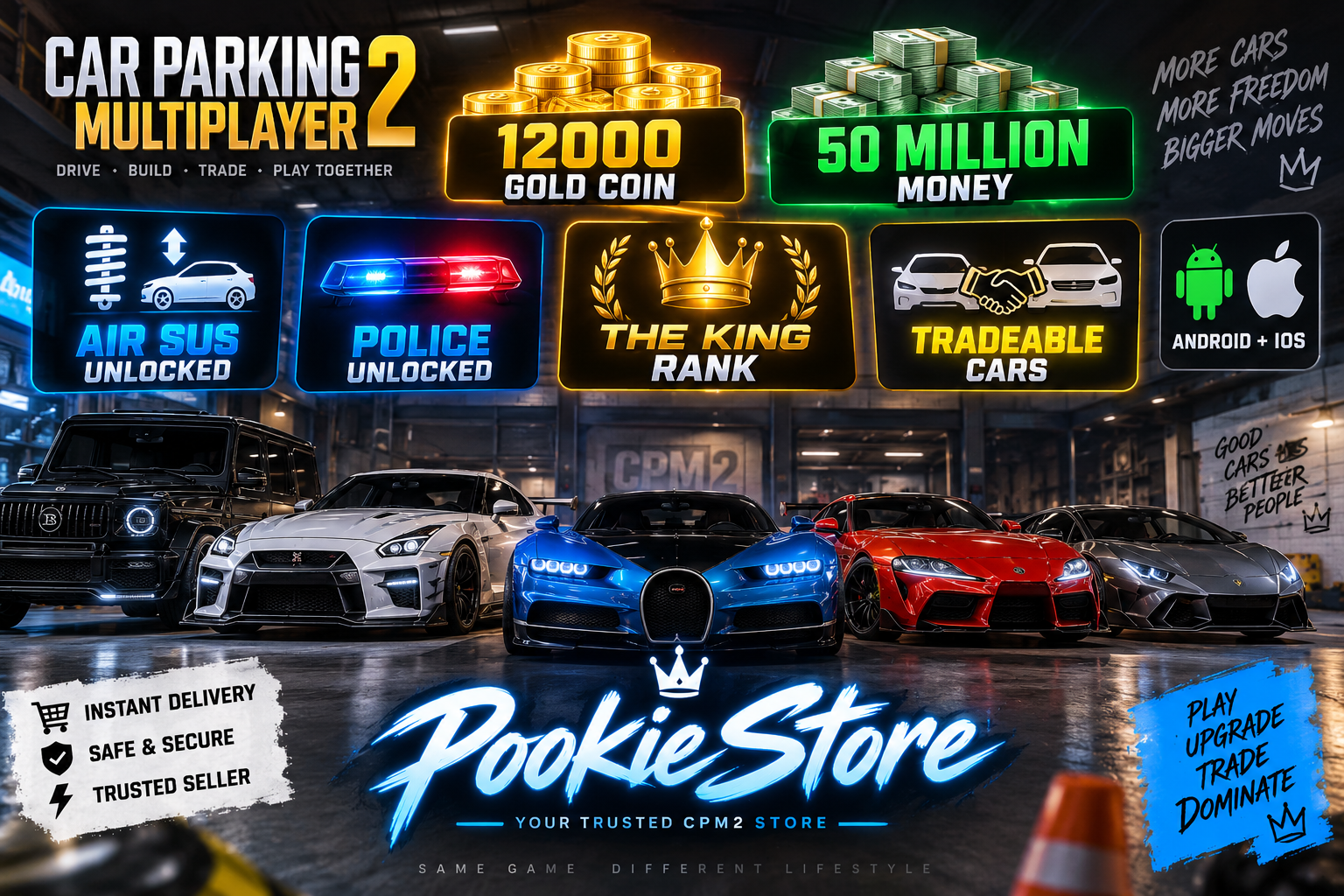 [CPM2] 12000 Gold Coin | Android+iOS+Steam(PC)