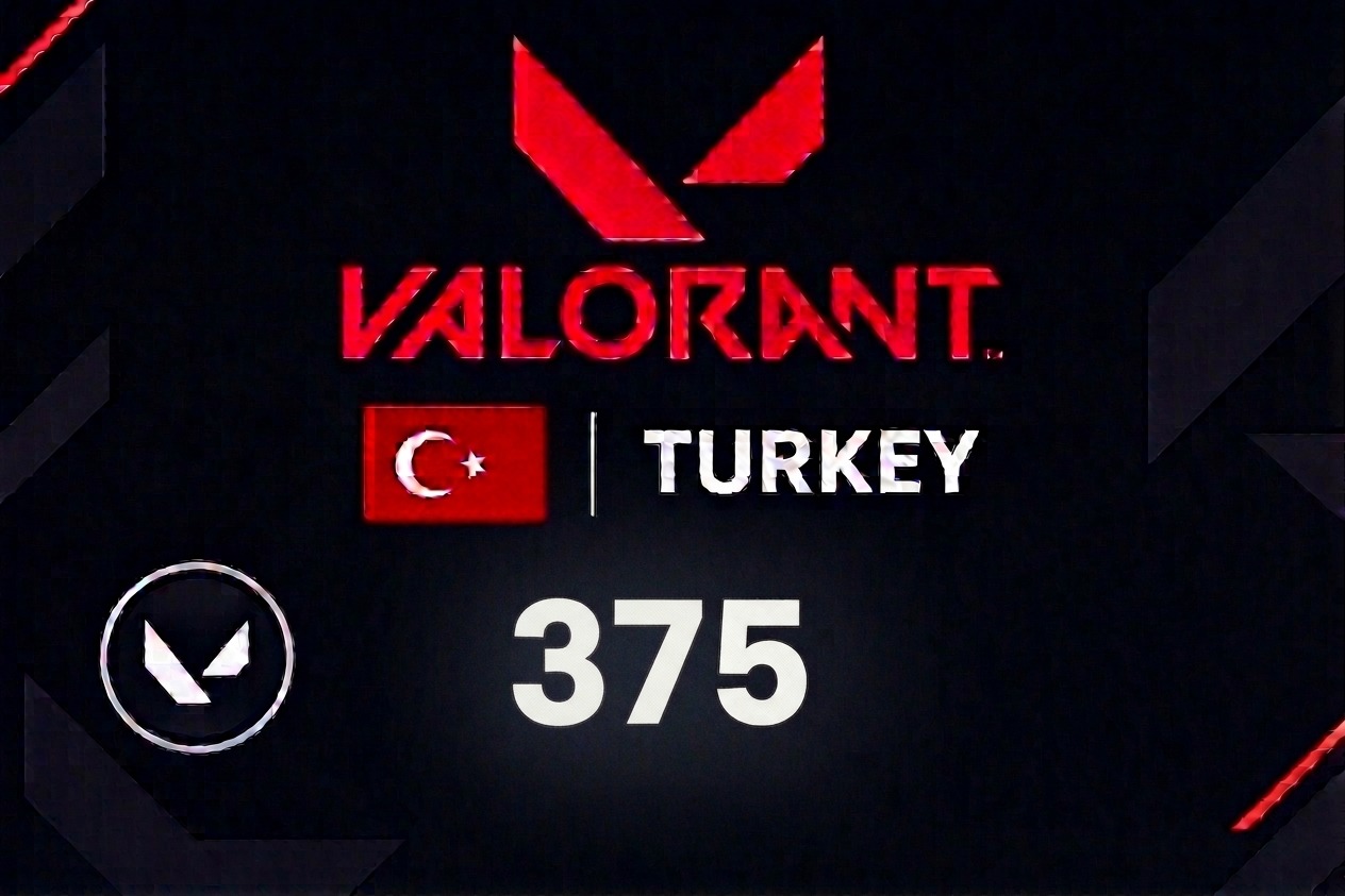 ✅375 VP✅Turkey✅GIFT CARD✅INSTANT DELIVERY✅ | Valorant | Points | MI6547