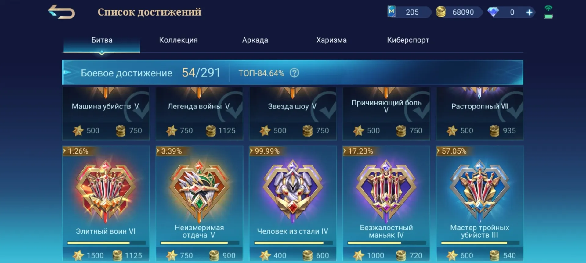 100% MVP + 26 KDA 🎯 68.000 BP 👑 / 200 Tickets