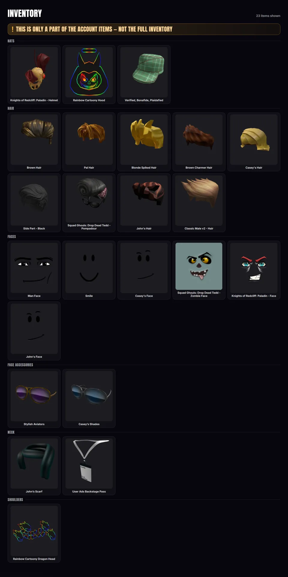 ✅ Steal a Brainrot 🏆 9.8K Robux Spent 💎 2023 Reg BSWH