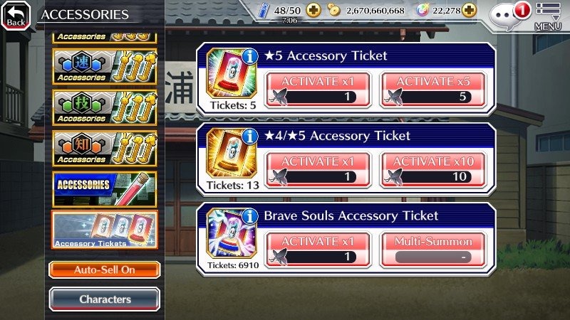 BBS6 // TOP ACCOUNT BLEACH BRAVE SOULS // 22,278 Orbs (