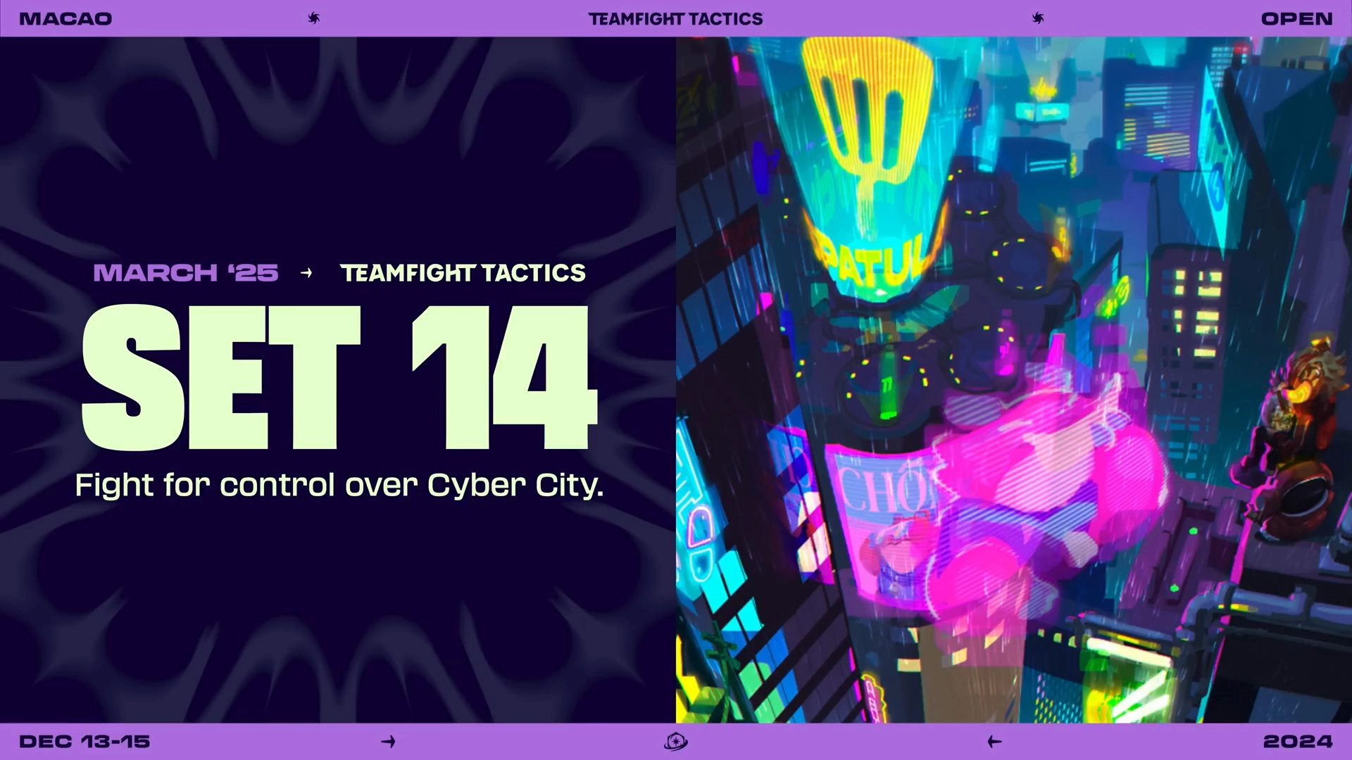 TFT Set 14: Cyber City – Especulación y fecha de lanzamiento