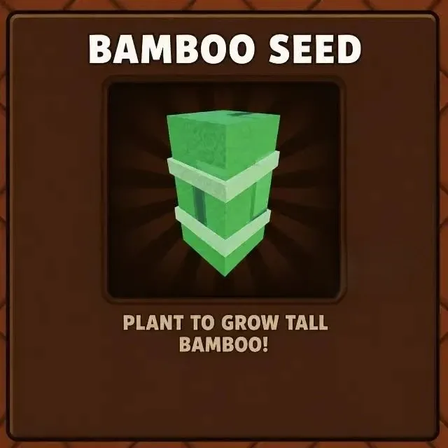 50x Bamboo | Grow a Garden 2 | Seeds | MI8717