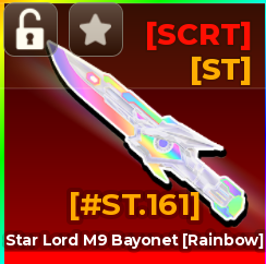 Star Lord M9 Bayonet{rainbow} | Sniper Arena | Weapons | MI8939
