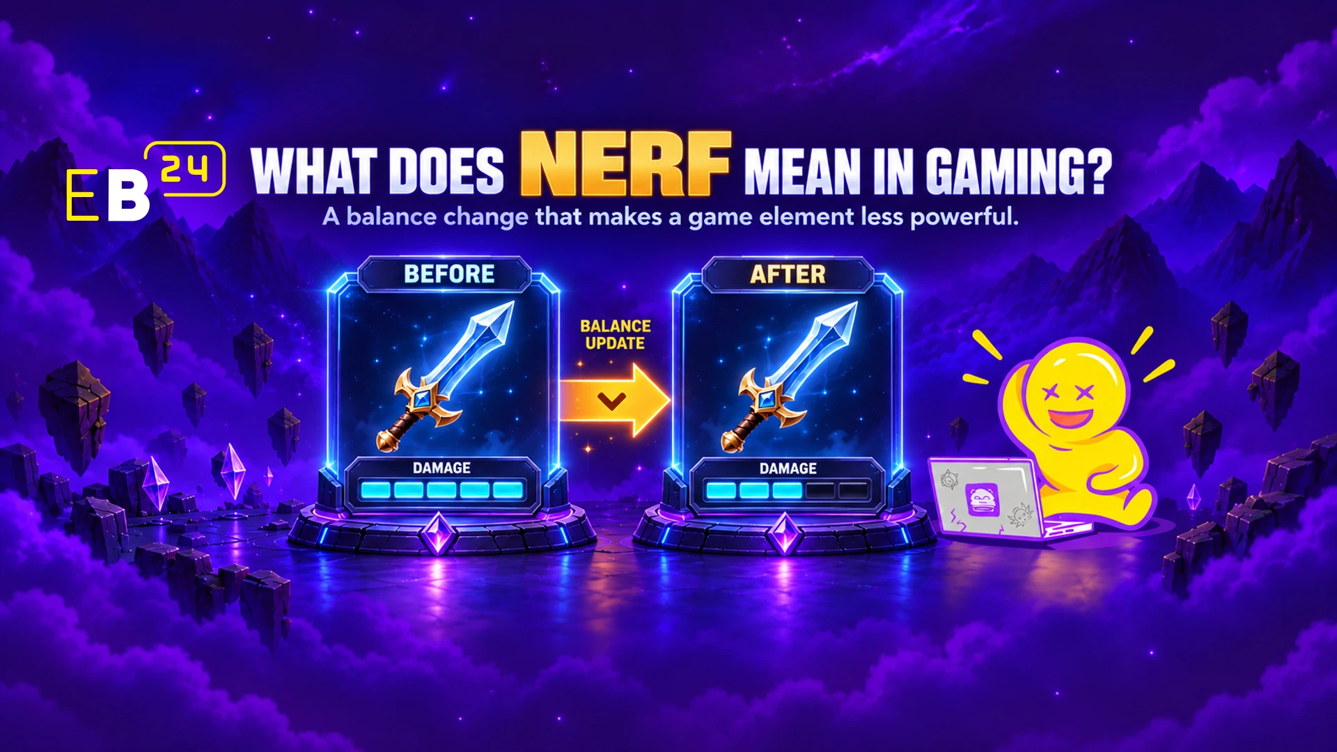 ¿Qué significa nerf en los videojuegos?