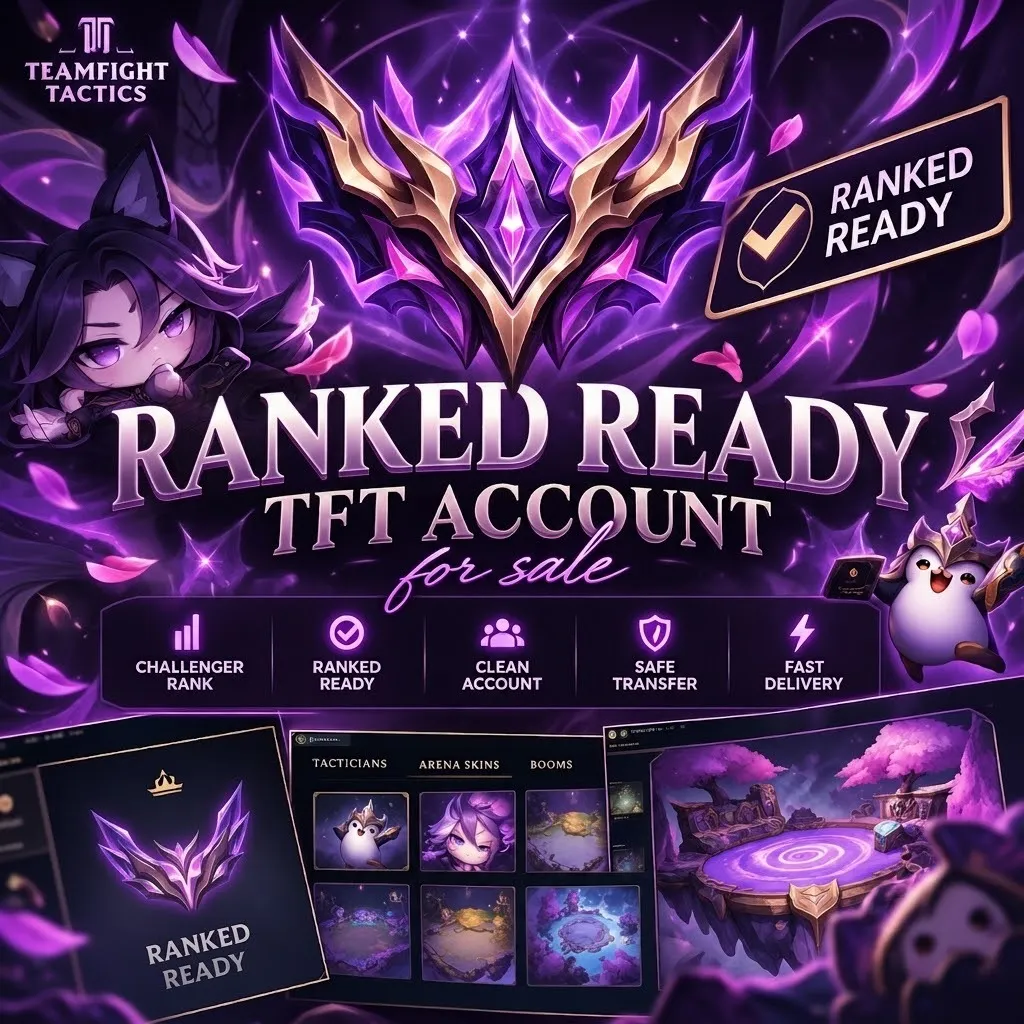⚡ Safe TFT Account | Unranked | Full Access
