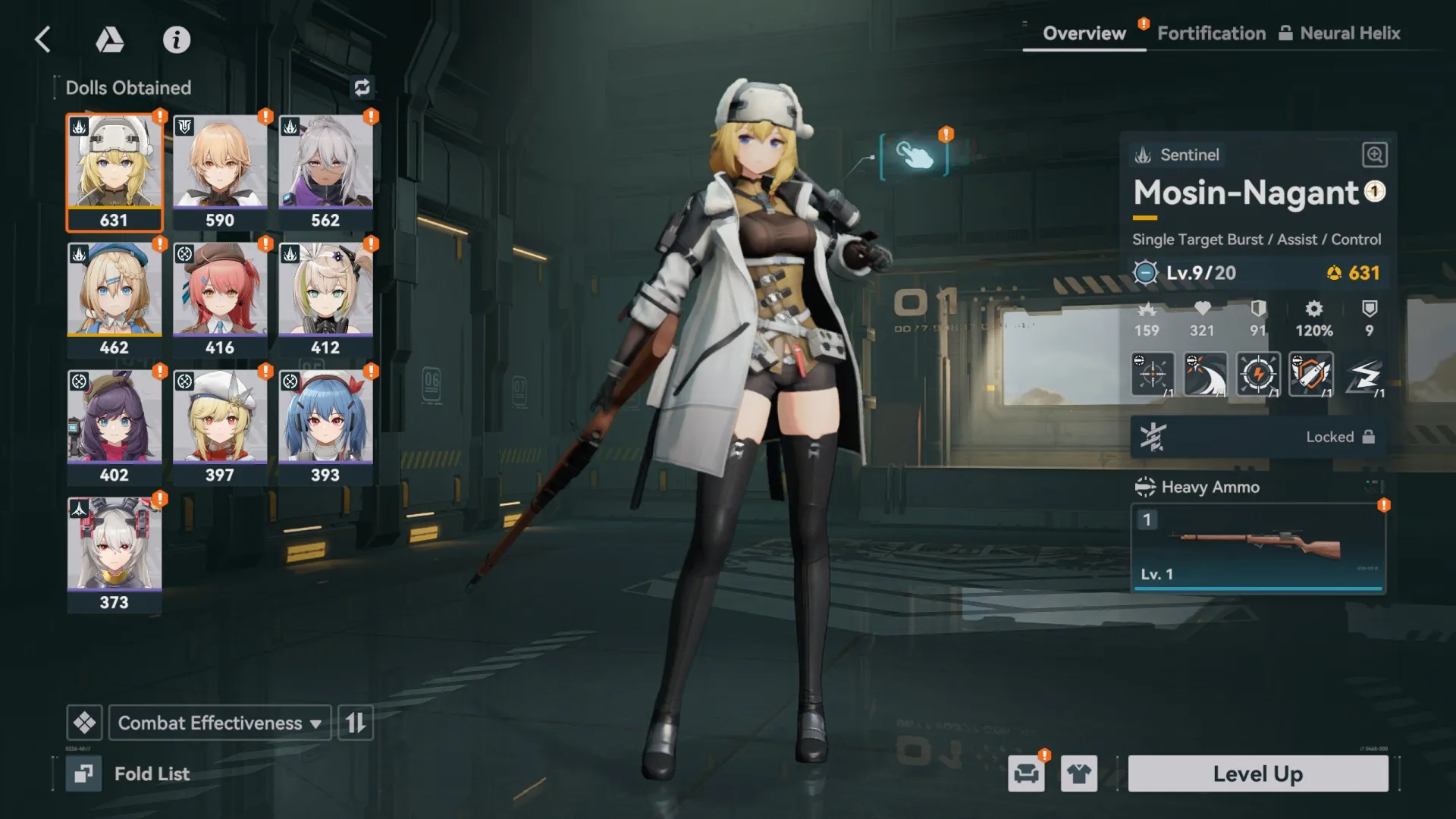 9lvl Mosin-Nagant Papasha Golden Melody Heart Seeker
