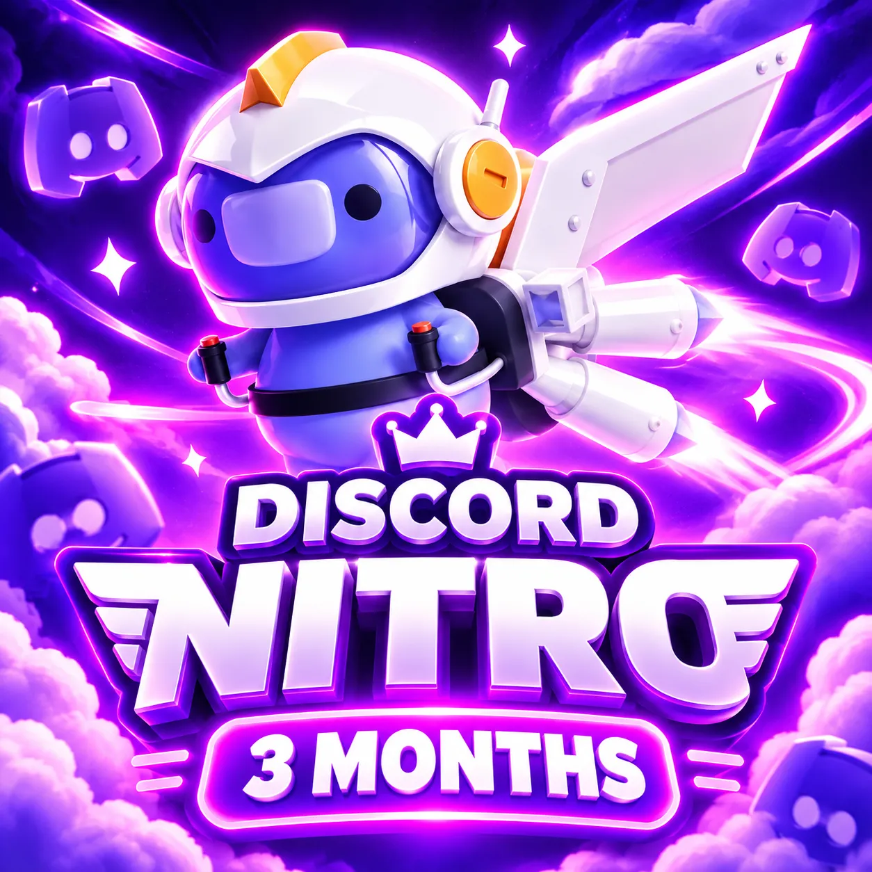 🔥Discord 3 Months Nitro Boost Account | Full Access | Discord | Nitro Premium | MI19474
