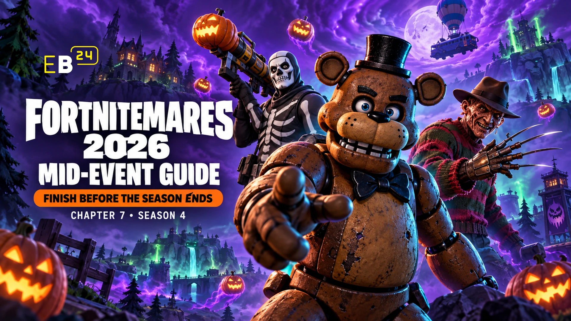 Guía de mitad del evento Fortnitemares 2026: qué completar antes de que termine la temporada 4 del capítulo 7