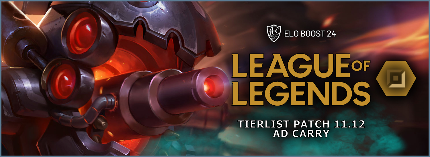 EB24 sur League of Legends #51, Tier List Patch 11.12 - ADC - Préparé par EB24 smalltree
