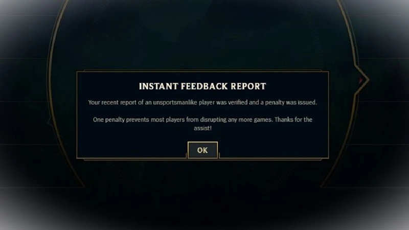 Τι συμβαίνει αν σε αναφέρουν στο League of Legends;