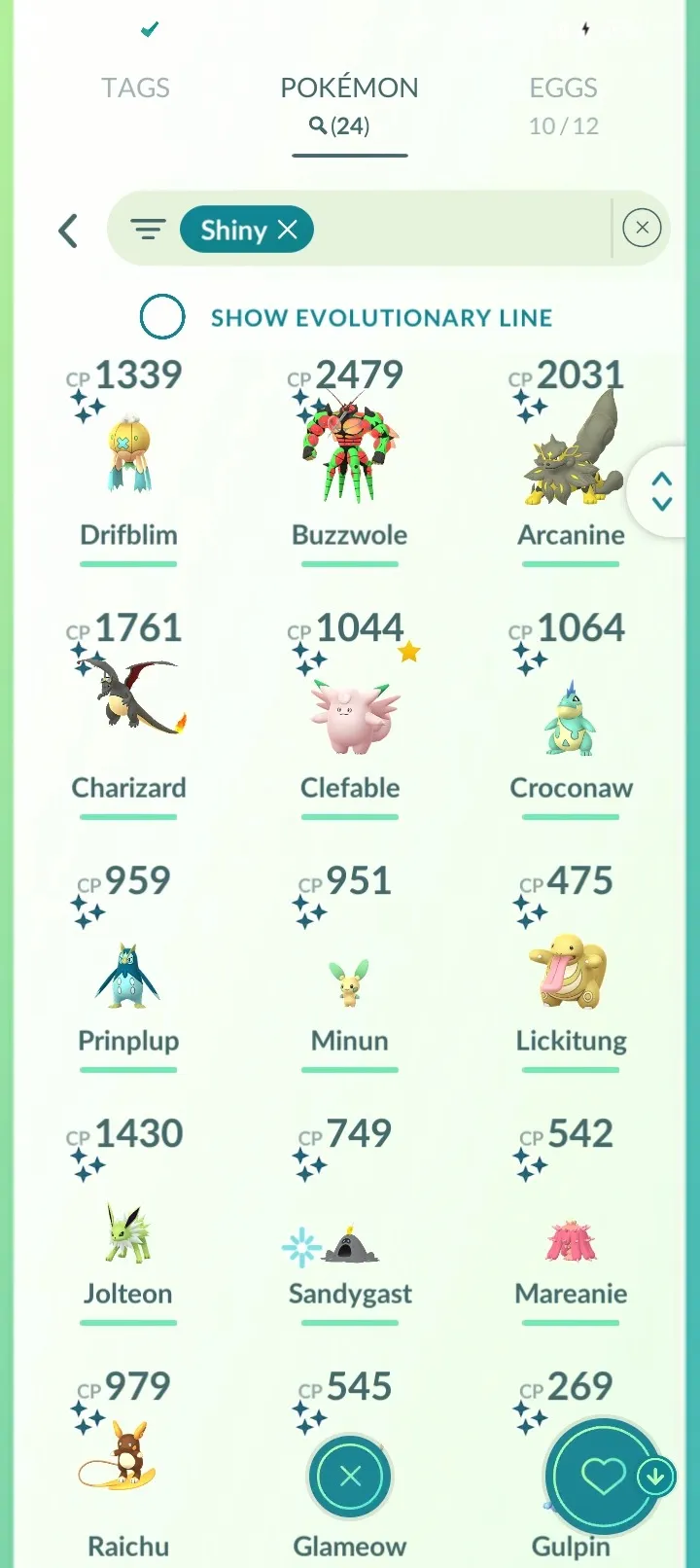 Legendary and shiny pokemon account with mega 20 mega p