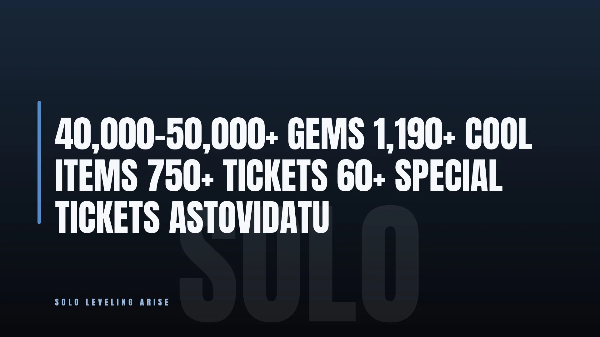 40,000-50,000+ GEMS ⚔️ 1,190+ COOL ITEMS