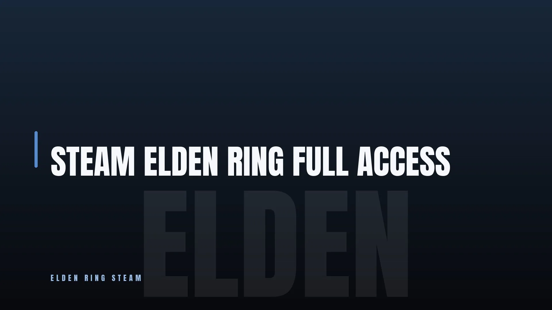 STEAM 👑 ELDEN RING ✨ FULL ACCESS