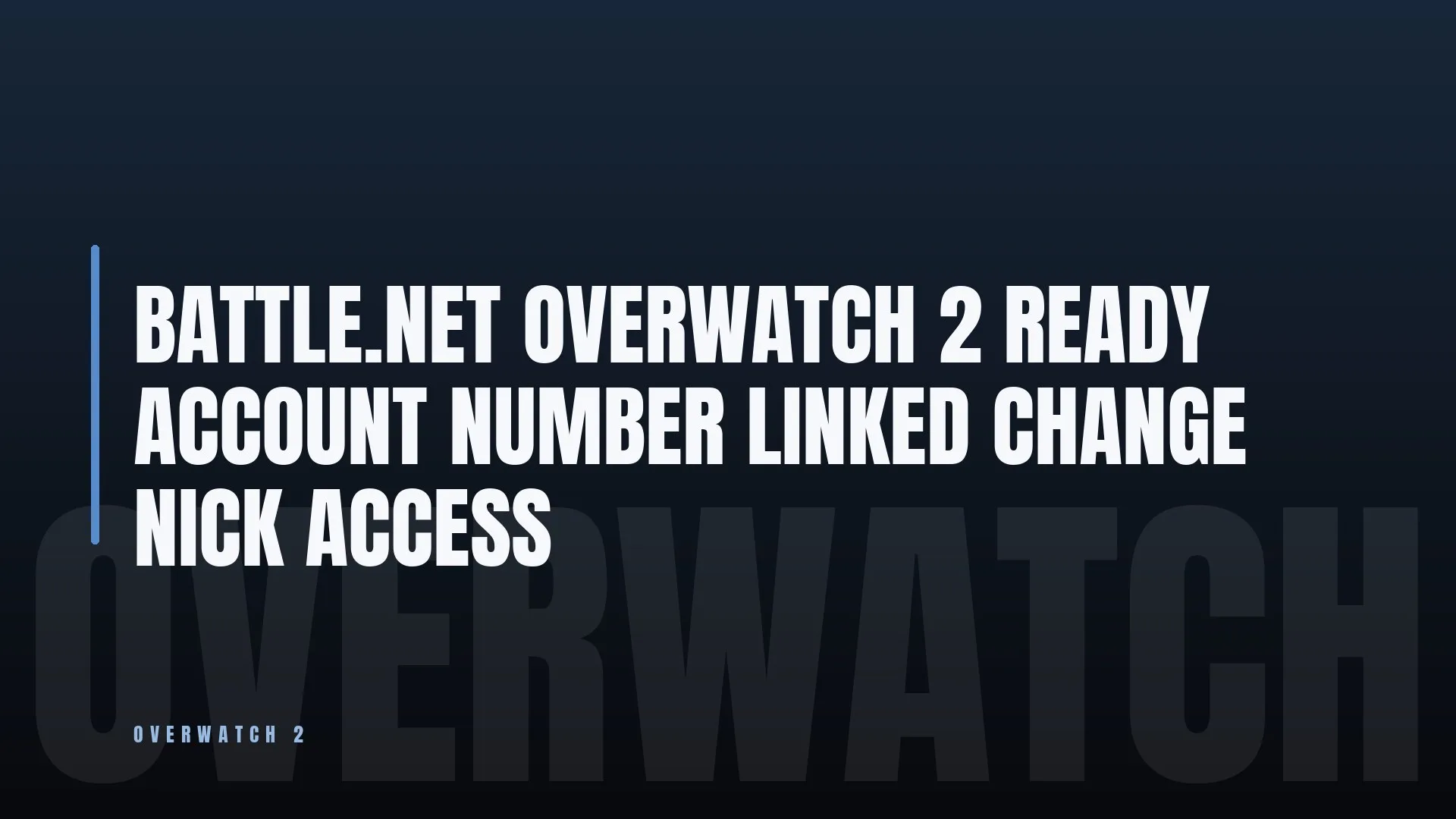 BATTLE.NET 🔥 OVERWATCH 2 ⭐ READY ACCOUNT