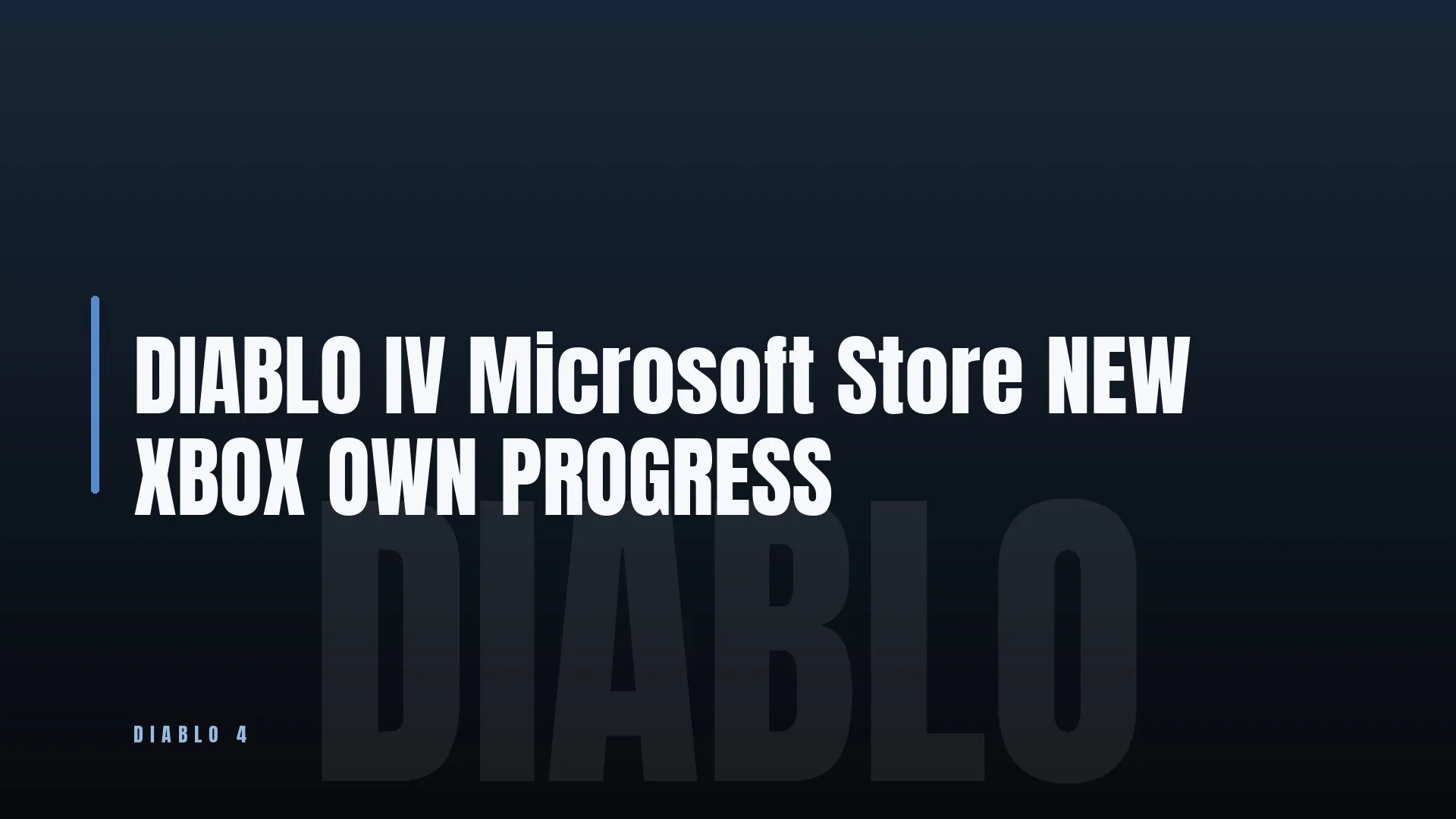 DIABLO IV ⚔️ Microsoft Store 🔥 NEW XBOX ⭐ OWN PROGRESS