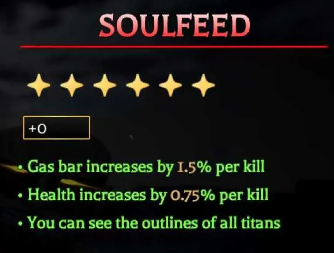 Soulfeed Aotr | Roblox | Attack on Titan Revolution | MI32912