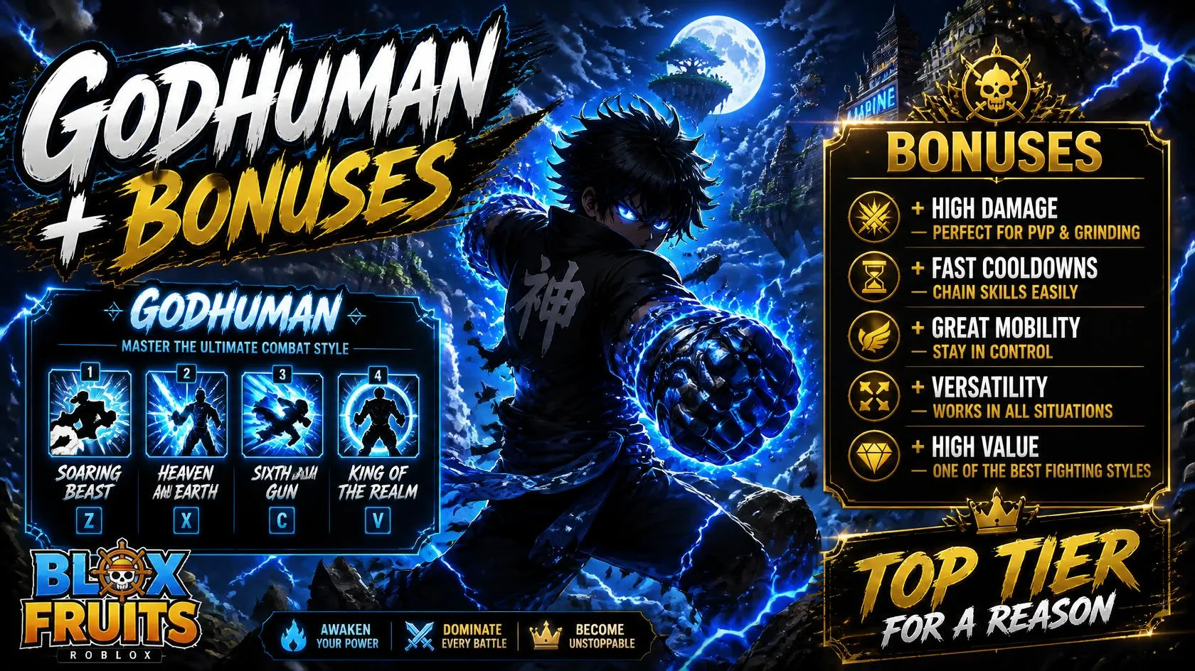 Godhuman Lv 2800 + bonuses 🫆