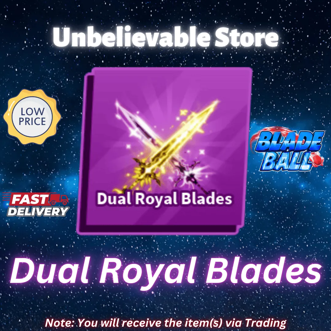 Dual Royal Blades | Blade Ball | Other | MI34007