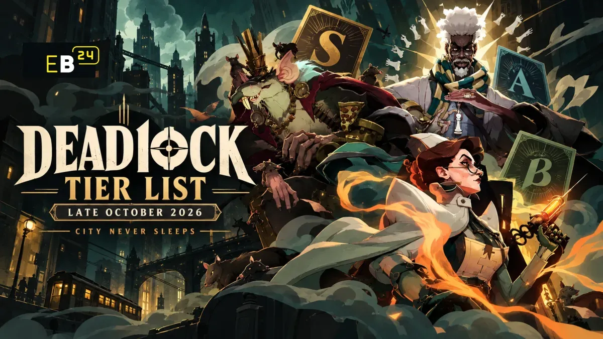 Deadlock Tier List (Ende Oktober 2026): Jeder starke Held nach City Never Sleeps