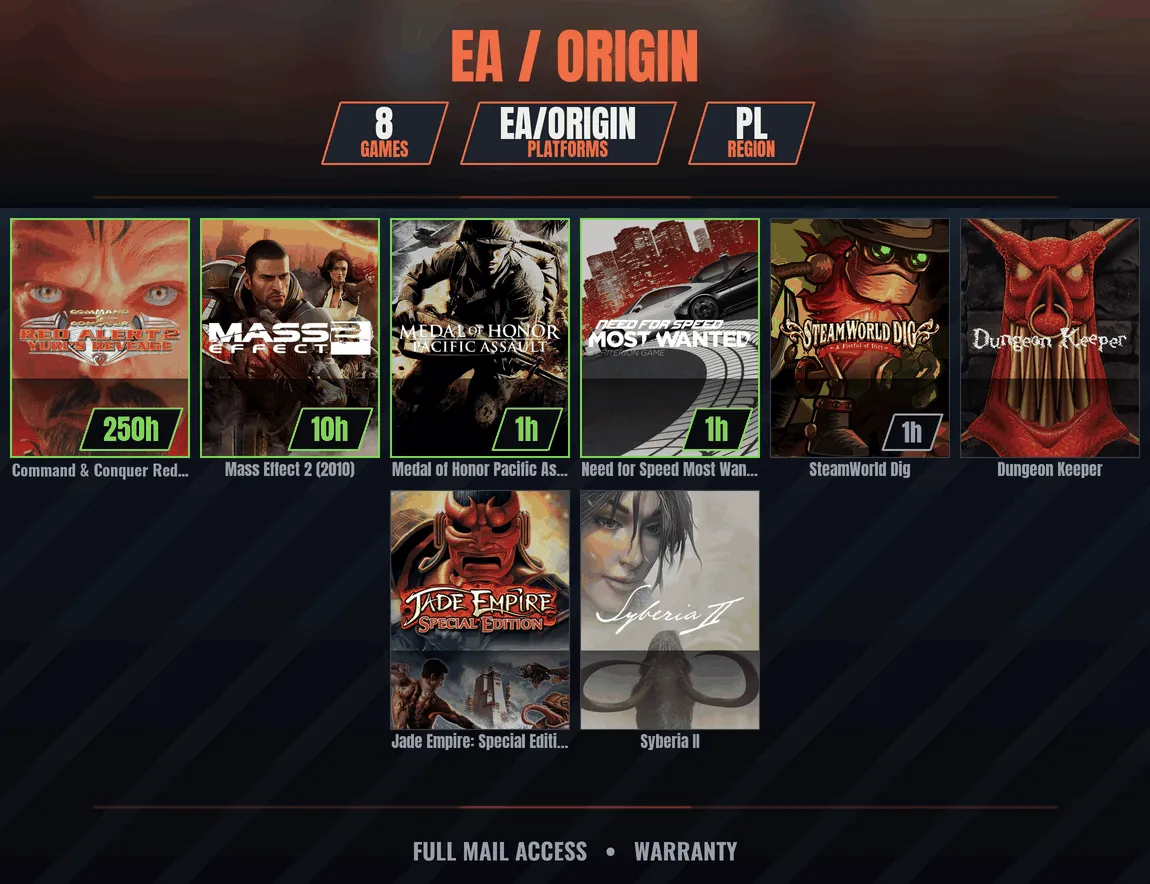 ✅ PL ⚔️ EA GAMES 8 🔥 GAMES: Command & Conquer Red Alert